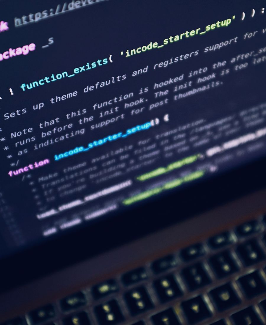 Code on a screen, USDT flash ERC20 on Ethereum